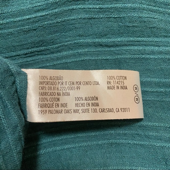 ViX Paula Hermanny Solid Lauren Green Caftan NWT SZ M - Picture 9 of 11